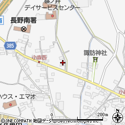 長野県長野市篠ノ井小森643周辺の地図