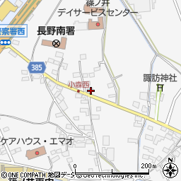 長野県長野市篠ノ井小森651周辺の地図