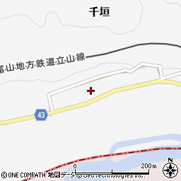 富山県中新川郡立山町千垣306-1周辺の地図