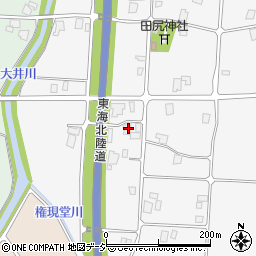 富山県南砺市田尻280周辺の地図