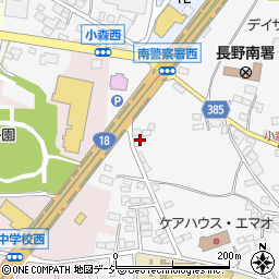 長野県長野市篠ノ井小森781周辺の地図