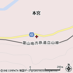 富山県富山市本宮985周辺の地図