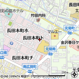 石川県金沢市長田本町ト80周辺の地図