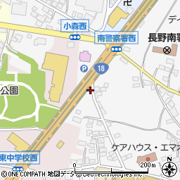 長野県長野市篠ノ井小森779周辺の地図