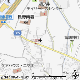長野県長野市篠ノ井小森650周辺の地図