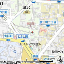 石川県金沢市安江町3-12周辺の地図