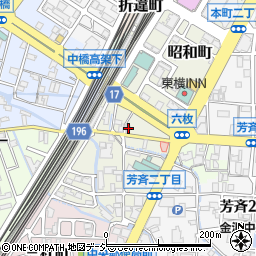 中村理容店周辺の地図