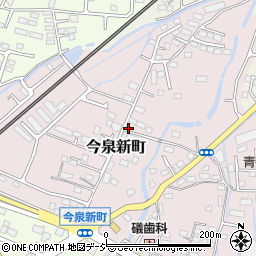 栃木県宇都宮市今泉新町周辺の地図