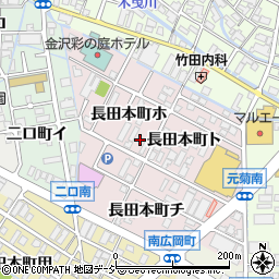 石川県金沢市長田本町周辺の地図
