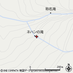 ネハンの滝周辺の地図