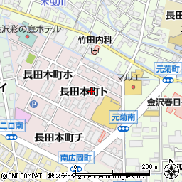 石川県金沢市長田本町ト周辺の地図