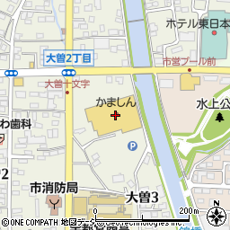 バースデイ大曽店周辺の地図