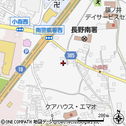 長野県長野市篠ノ井小森768周辺の地図