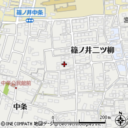 長野県長野市篠ノ井二ツ柳2022周辺の地図