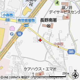 長野県長野市篠ノ井小森705周辺の地図