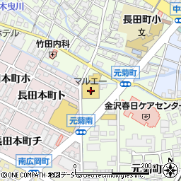 マルエー元菊店周辺の地図