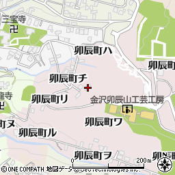石川県金沢市卯辰町チ27周辺の地図