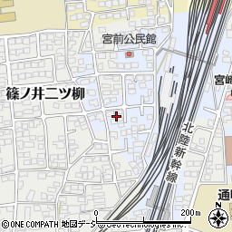 長野県長野市篠ノ井御幣川宮前周辺の地図