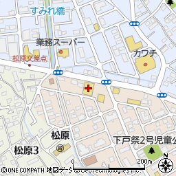 ユニクロ宇都宮戸祭店周辺の地図