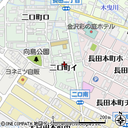 石川県金沢市二口町イ周辺の地図