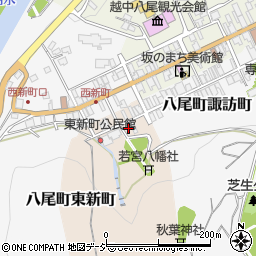 富山県富山市八尾町東新町4067周辺の地図