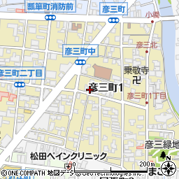 石川県金沢市彦三町周辺の地図