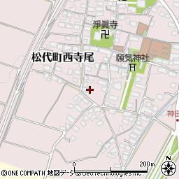 長野県長野市松代町西寺尾周辺の地図
