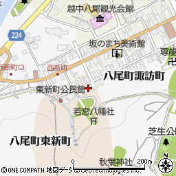 富山県富山市八尾町東新町4061周辺の地図
