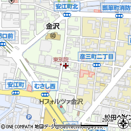 石川県金沢市安江町3-16周辺の地図