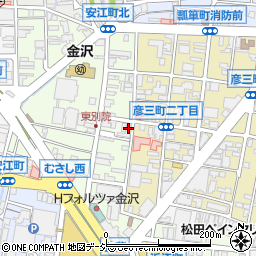 石川県金沢市安江町3-26周辺の地図