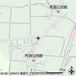 長野県長野市篠ノ井杵淵795-1周辺の地図
