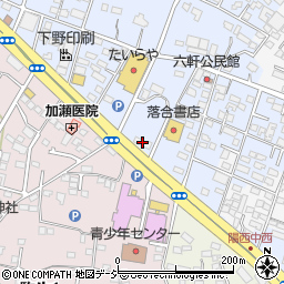シャングリラ・モティ 宇都宮店周辺の地図