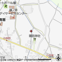 長野県長野市篠ノ井小森626周辺の地図