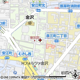 石川県金沢市安江町3-21周辺の地図