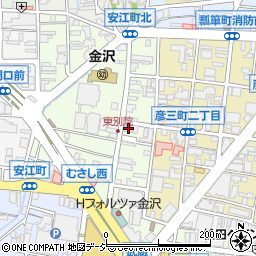 石川県金沢市安江町3-17周辺の地図