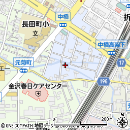 ＊個人宅:金沢市中橋町2[野崎]駐車場周辺の地図