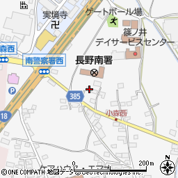 長野県長野市篠ノ井小森562-2周辺の地図