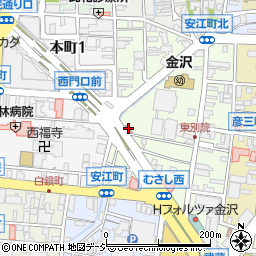 金沢東警察署武蔵ケ辻交番周辺の地図