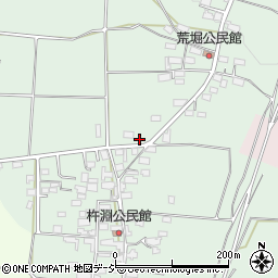 長野県長野市篠ノ井杵淵834-1周辺の地図