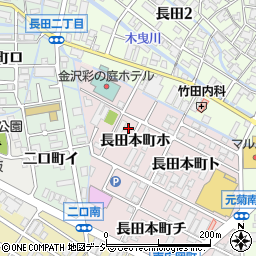 石川県金沢市長田本町ホ周辺の地図
