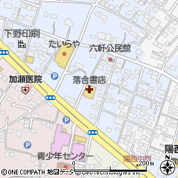 株式会社落合書店　宝木店周辺の地図