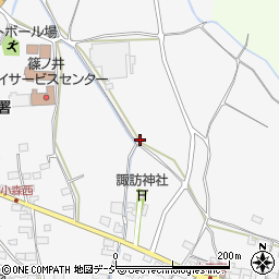 長野県長野市篠ノ井小森89周辺の地図
