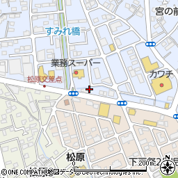 栃木県宇都宮市戸祭町3005-6周辺の地図