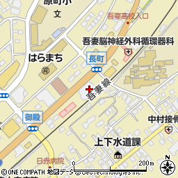 ファミリーマート東吾妻原町店周辺の地図