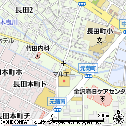 長田町南周辺の地図