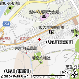 富山県富山市八尾町上新町2720周辺の地図