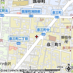 株式会社ヤクルト　北陸金沢中央サービスセンター周辺の地図