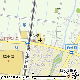 ネッツトヨタ栃木　宇都宮競輪場通り店周辺の地図