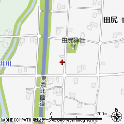 富山県南砺市田尻302周辺の地図