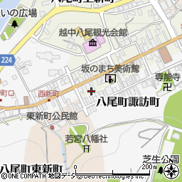 富山県富山市八尾町上新町2714周辺の地図
